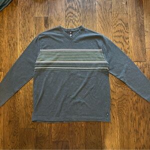 Vintage Levi's Charcoal V-Neck Sweater
